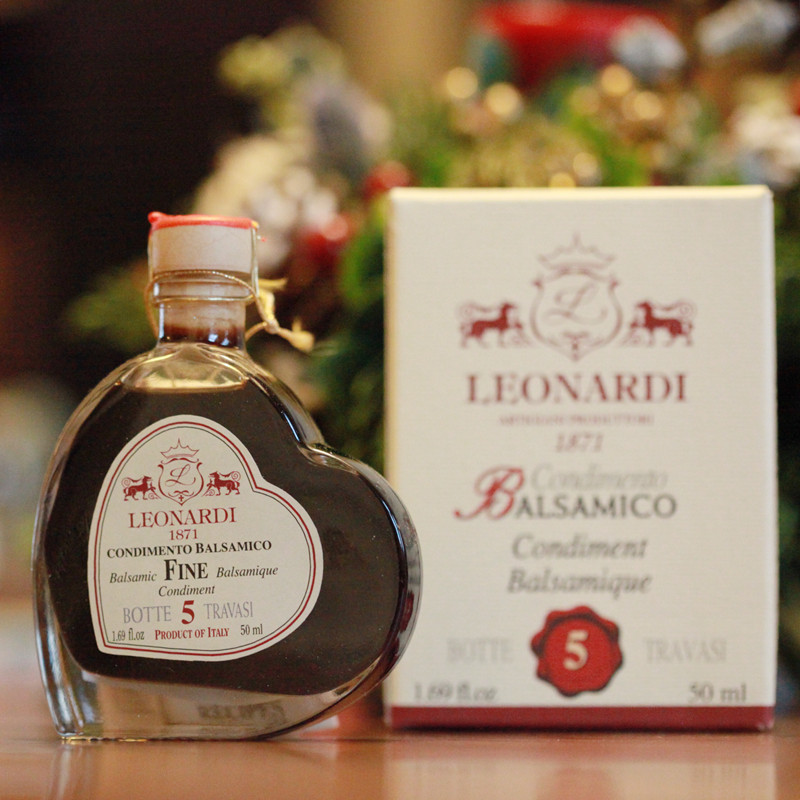 沈爷的宝贝 意大利摩迪纳香醋Balsamic莱昂纳迪醋酿造庄园5年陈酿50ml/瓶