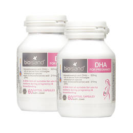 澳洲bio island孕产妇海藻油DHA 备孕孕期哺乳胶囊60粒