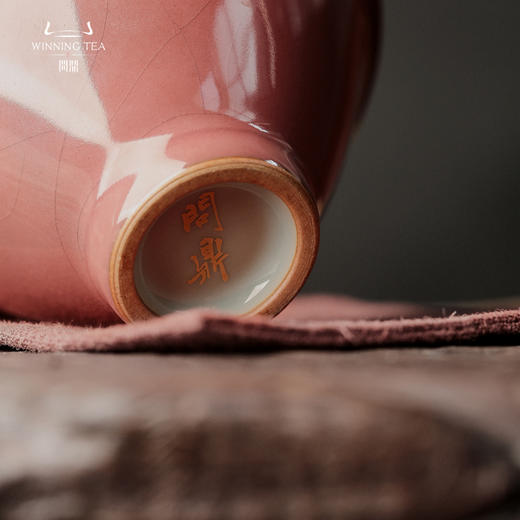 问鼎汝瓷萼红经典款斗笠杯（缺货） 商品图3