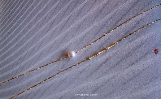 akoya版本月光竹影之长项链 商品图0