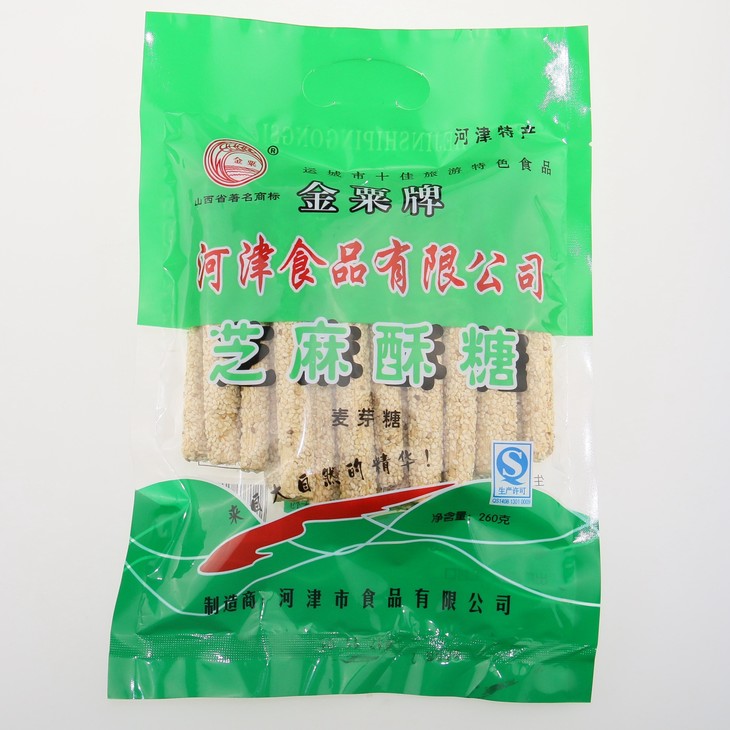 金粟牌芝麻糖260g河津特产休闲小食