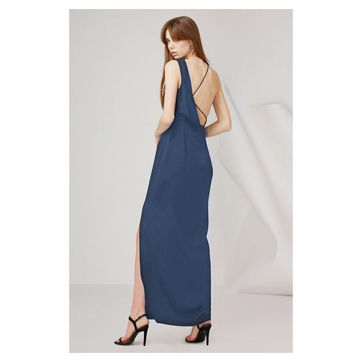 KEEPSAKE | Sidelines Gown [不对称 长裙 深蓝] 商品图2