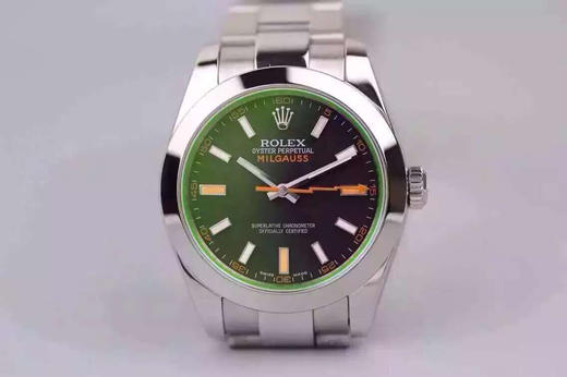 N劳力士3131机芯闪电针绿玻璃116400-GV-72400绿玻璃 商品图0