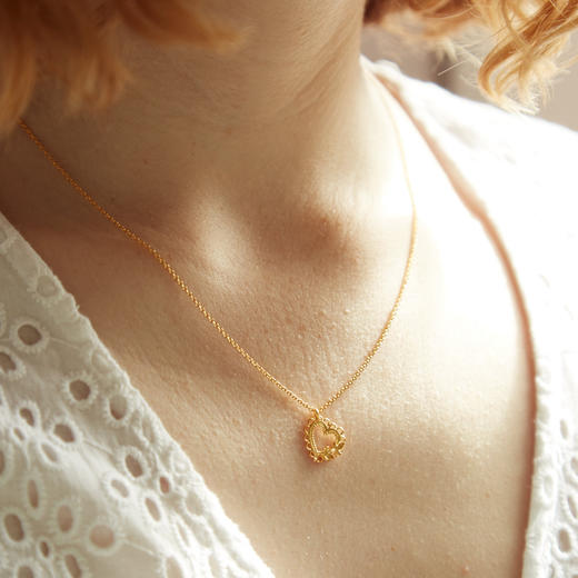 北京仓｜Alex Monroe-Lace Heart-项链［英国设计师］ 商品图0