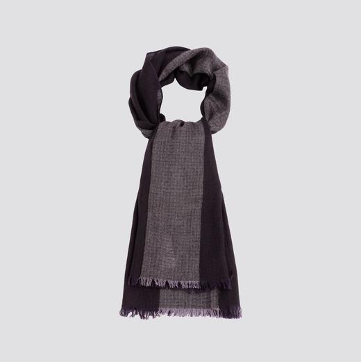 Korssan 秋冬精纺羊绒时尚拼色长围巾  KFW1503003 商品图0
