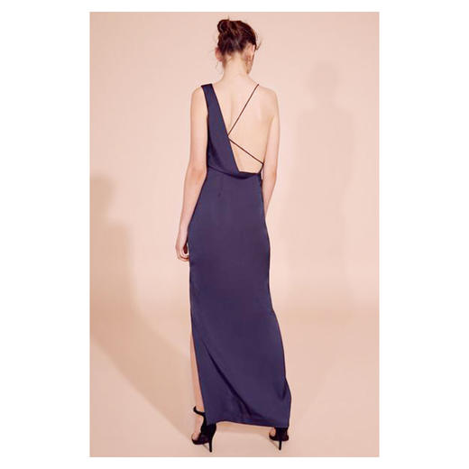 KEEPSAKE | Sidelines Gown [不对称 长裙 深蓝] 商品图1