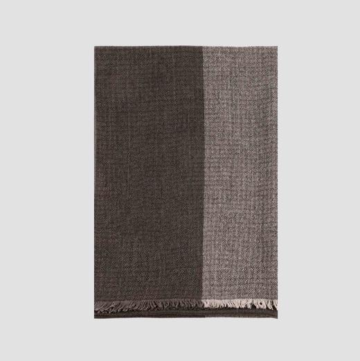 Korssan 秋冬精纺羊绒时尚拼色长围巾  KFW1503003 商品图2