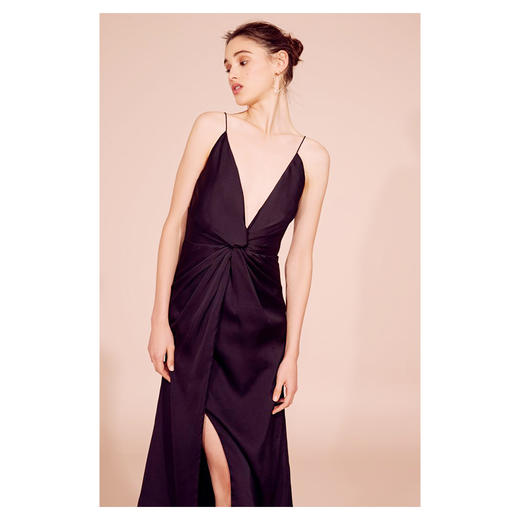 KEEPSAKE | Romance MIDI Dress [细带连衣裙 过膝 黑] 商品图0