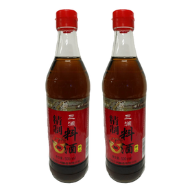 精制三涧料酒 500ml瓶装料酒调味品