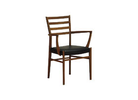 karimoku 日本进口家具 肘付食堂椅子餐桌椅 CE7040BR armless chair