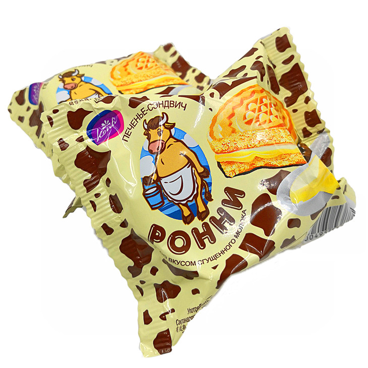 包邮俄罗斯进口大牛饼干1000g