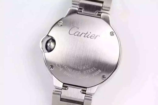 V6卡地亚蓝气球W6920038，卡地亚原厂石英机芯,28毫米和33毫米直径,女士，精钢，密底手表 商品图2
