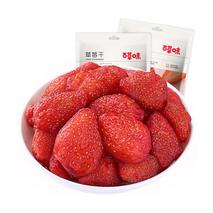 百草味草莓干100g 商品图0