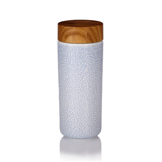晨露随身杯木纹盖 双层330ml 商品图3