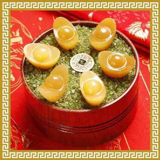 【麦玲玲正版授权】吉庆堂金银满屋大满盆 不可货到付款 商品图0