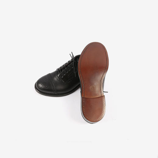 foot the coacher MENDELL(LEATHER SOLE) 日本手工制雕花皮鞋 商品图4