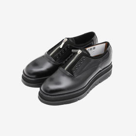 foot the coacher GLOXI ZIP SHOES 拉链厚底皮靴日本手工制