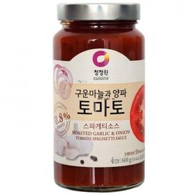 청정원 구운마늘과양파토마토스파게티소스600g