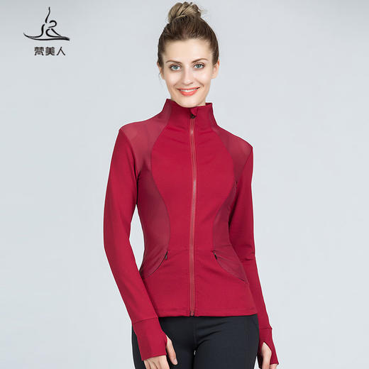 FS176梵美人瑜伽外套（锦纶+氨纶）黑色 商品图0