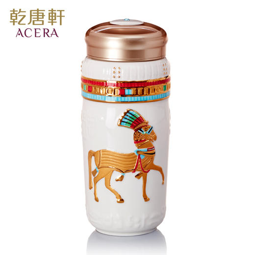 吉星鎏金雄壮之美随身杯双层350ml 商品图0