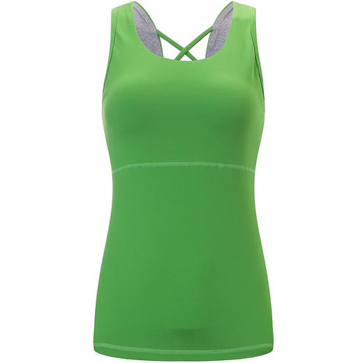 FMR126梵美人瑜伽背心含胸垫(锦纶+氨纶）绿色浅粉 商品图4