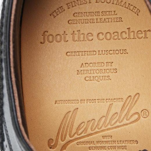 foot the coacher MENDELL 雕花皮鞋 V鞋底 日本手工制 商品图2