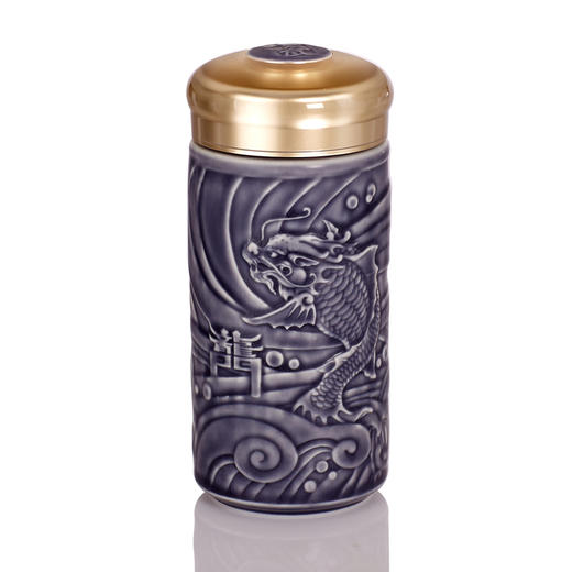 新鱼跃龙门（小）创意陶瓷单层415ml 商品图5