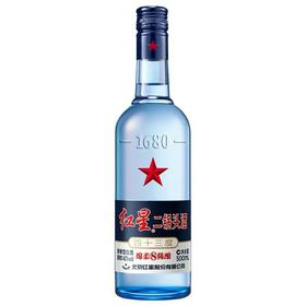 【白酒】北京红星二锅头四十三度绵柔陈酿500ml/瓶
