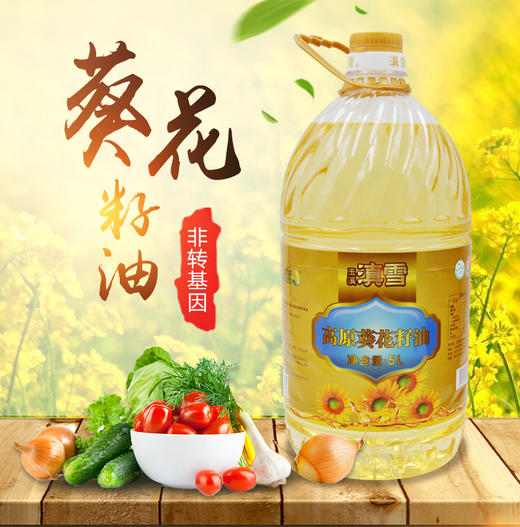 滇雪高原葵花籽油5升葵花子仁压榨食用油桶装家用植物油
