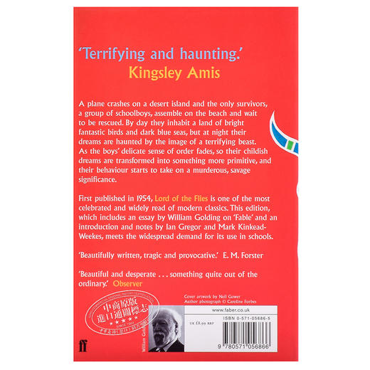 【中商原版】蝇王 英文原版小说书 Lord of the Flies 威廉戈尔丁 商品图1