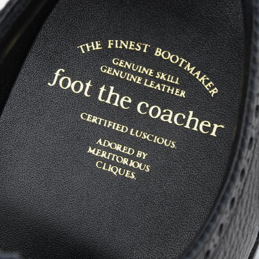 foot the coacher  THE RESISTANCE SHOES 拉链雕花皮靴 商品图5