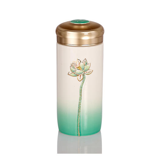 清心福莲随身杯 双层300ml  杯盖可刻字 商品图6