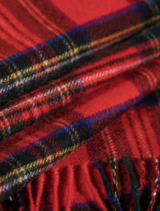 180×25cm 纯羊绒围巾 皇家斯图尔特格纹 商品图2