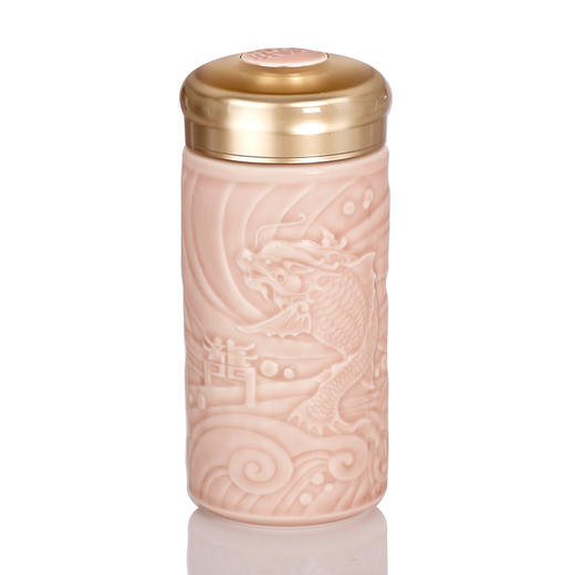 新鱼跃龙门（小）创意陶瓷单层415ml 商品图3