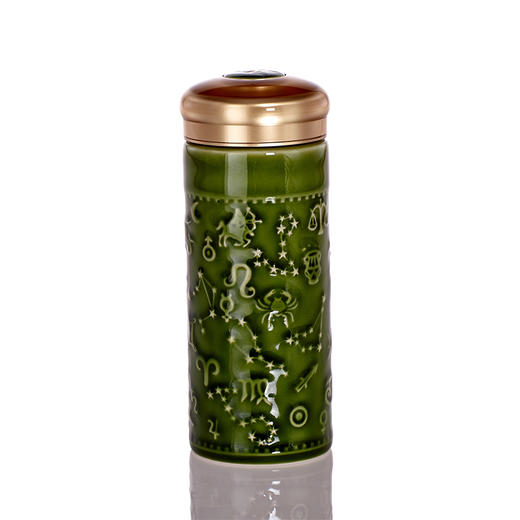 十二星座随身杯单色釉双层330ml 可定制 商品图4