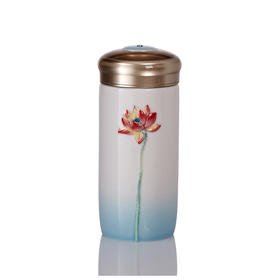 吉星清心福莲随身杯双层300ml