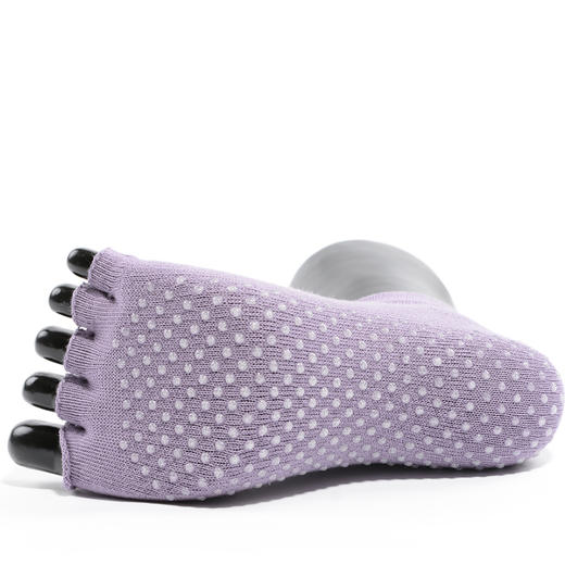 FMR020梵美人瑜伽袜露趾浅灰色蓝莓色灰紫色农夫蓝酱紫色黑色 商品图3