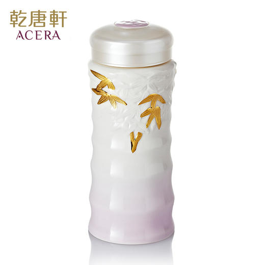 鎏金竹节随身杯 双层330ml 商品图0