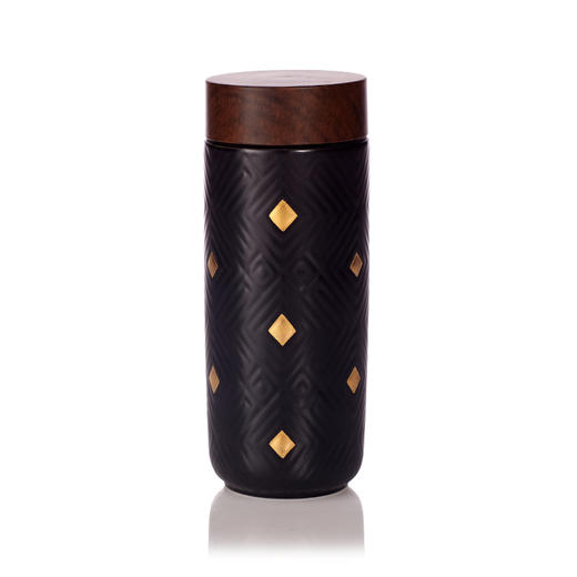 奇迹随身杯款木纹盖加金款  双层330ml 商品图1