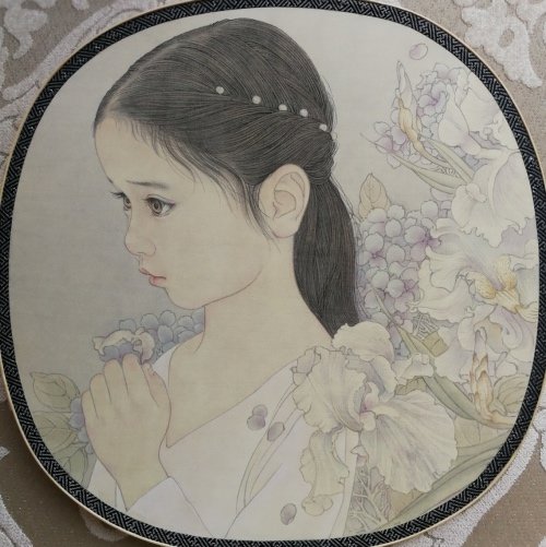 置爱艺术家定制|肖像工笔画 刘莹莹作品