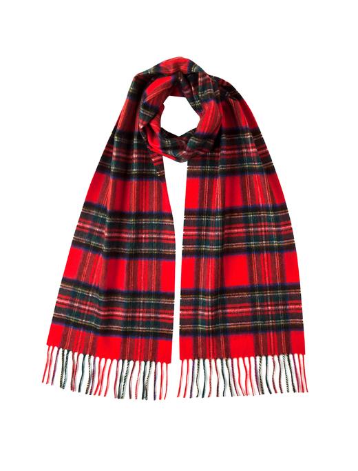 180×25cm 纯羊绒围巾 皇家斯图尔特格纹 商品图0