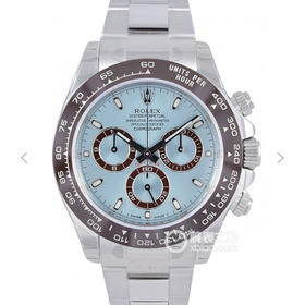 冰蓝迪N厂NOOB厂出品，劳力士迪通拿 116506，专属Cal.4130自动上链机芯，搭配正品一致的904进口精钢，12.2毫米厚度和正品一致，全部计时功能100%完全实现，美无破绽！！