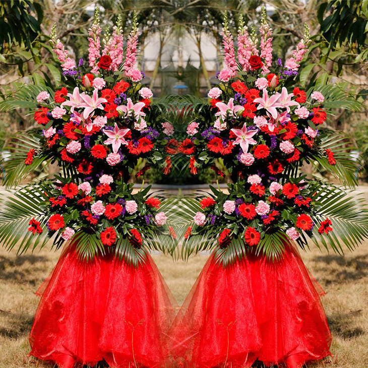 鲜花开业花篮需至少提前12天预订tza53