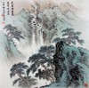 黄戈 -真迹-山水画《我来游胜景，洗耳听清音》 办公室  书房  客厅 商品缩略图1