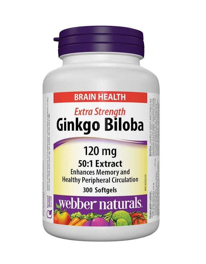 Ginkgo Biloba银杏叶精华胶囊 增加记忆力（300粒）温哥华直邮