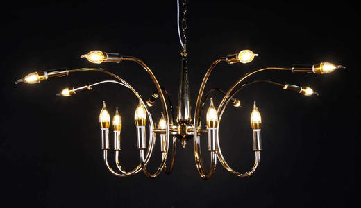 16头小弯水晶灯【运费自理】 商品图0