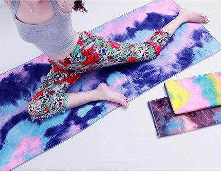 扎染印花瑜伽铺巾 商品图2