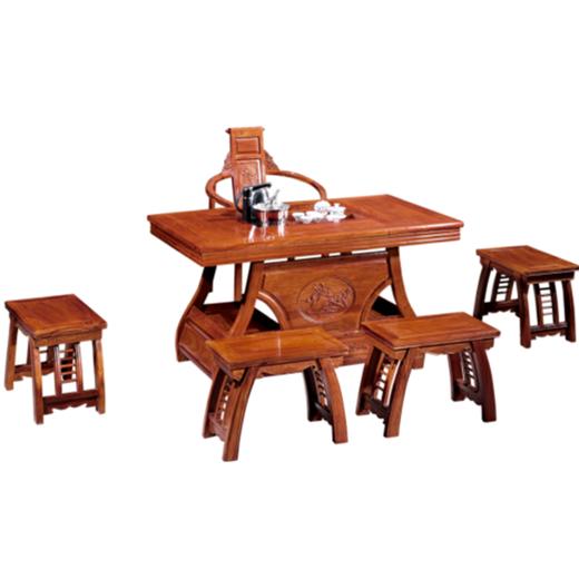 刺猬紫檀元宝茶台