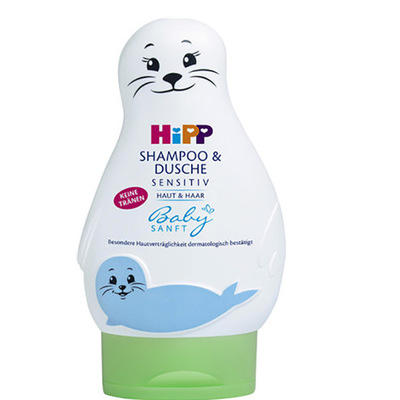 【沐浴露】HIPP喜宝婴儿无泪免敏洗发沐浴露洗护二合一小海狮 200ml 商品图5