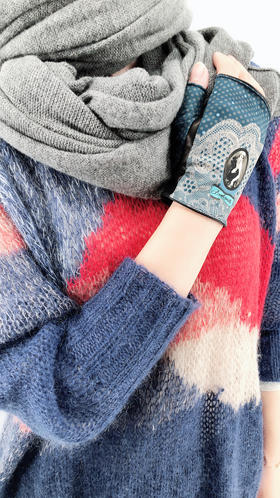 北京仓｜Brokante-DEMOISELLE-法国女士 露指手套［法国设计师 ］